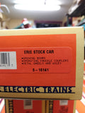 NIB Lionel O Scale 6-16141 Erie Stock Car Opening Doors Metal Wheels Train