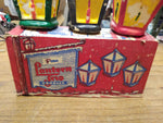 Vtg 1950's Lantern Trio Candles Penn Wax Works Original Box Never Burned