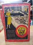 Vtg 1950's Lantern Lite Christmas Candle Penn Wax Works Original Box Holiday
