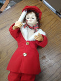Vtg Telco Motion-ettes Christmas Girl Moving light Candle Decor Figure 23" Box