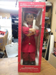 Vtg Telco Motion-ettes Christmas Girl Moving light Candle Decor Figure 23" Box
