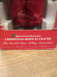 Vtg Telco Motion-ettes Christmas Girl Moving light Candle Decor Figure 23" Box