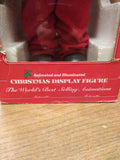 Vtg Telco Motion-ettes Christmas Girl Moving light Candle Decor Figure 23" Box