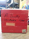 Vtg Telco Motion-ettes Christmas Girl Moving light Candle Decor Figure 23" Box