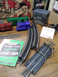 Vtg Marx HO Gauge Electric Train Set #16850 Original Box Railroad Made In USA