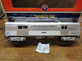 NIB Lionel 6-84724 Santa Fe Add On Baggage Car Die Cast Trucks Railroad Train