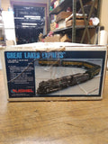 NOB Lionel 6-11712 Great Lakes Express Steam Locomotive Oil Tender 4 Car Set