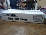 NOB Lionel 6-11712 Great Lakes Express Steam Locomotive Oil Tender 4 Car Set