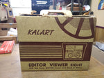 Vtg KALART Editor Viewer 8 Film Splicer Original Box with Paperwork Working!
