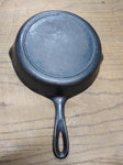 Vtg Lodge 3 Notch #5, 8" Cast Iron Skillet With Smoke Ring Sits Flat No Wobble