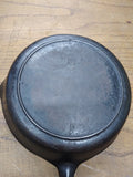 Vtg Lodge 3 Notch #5, 8" Cast Iron Skillet With Smoke Ring Sits Flat No Wobble