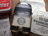 Vtg Scripto Vu Windguard Lighter "Live Better Electrically" w/Tin and Paperwork