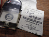 Vtg Scripto Vu Windguard Lighter "Live Better Electrically" w/Tin and Paperwork