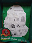 Vtg Looney Tunes Taz The Season To Be Jolly 3 D Character Light Works In Box!