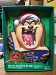 Vtg Looney Tunes Taz The Season To Be Jolly 3 D Character Light Works In Box!