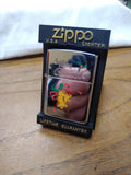 Vtg 1997 Zippo MERRY CHRISTMAS Jingle Bells and Holly Unfired Cigarette Lighter