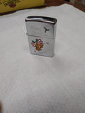 Vtg 1997 Zippo MERRY CHRISTMAS Jingle Bells and Holly Unfired Cigarette Lighter