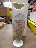 Vtg Lennox Bud Vase "But The Greatest Of these Is Love" In Original Box Minty!