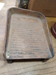 Vtg Sna Pon Paint Roller Tray Steel Materials Co Detroit Copper Plated 7" x 10"