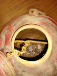Antique Vtg Pennsylvania Railroad Water Oil Kerosene Red Can PRR Logo Screw Cap
