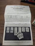 Vtg Parker Brothers 1940s Touring Game Famous Automobile Card Game Nice Graphics