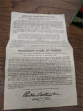 Vtg Parker Brothers 1940s Touring Game Famous Automobile Card Game Nice Graphics