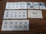Vtg Parker Brothers 1930s Flinch Card Game Nice Graphics Blue and Yellow Box