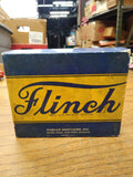 Vtg Parker Brothers 1930s Flinch Card Game Nice Graphics Blue and Yellow Box