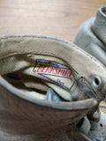 Vtg 2 Pair Lot Old 1950's - 1960's Lace Up White Berkshire Baby Toddler Shoes