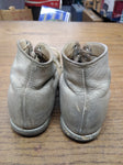 Vtg 2 Pair Lot Old 1950's - 1960's Lace Up White Berkshire Baby Toddler Shoes