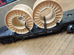 Vtg NOS Lionel O-O27 Gauge Pa Depressed Flatcar w/Cable Reels 6-16324 Train