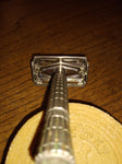 Vtg Gillette Flare Tip Super Speed Safety Razor 1958 D2 Excellent Condition