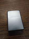 Vtg 2013 Zippo Satin Chrome Cigarette Lighter Matching Insert A+Shape Nice Snap!