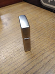 Vtg 2013 Zippo Satin Chrome Cigarette Lighter Matching Insert A+Shape Nice Snap!