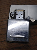 Vtg 2013 Zippo Satin Chrome Cigarette Lighter Matching Insert A+Shape Nice Snap!