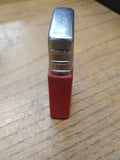 Vtg Wind Master CANFIELD MOUNTING SERVICE Red Cigarette Lighter Nice Snap!
