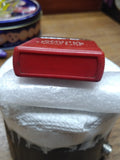 Vtg Wind Master CANFIELD MOUNTING SERVICE Red Cigarette Lighter Nice Snap!
