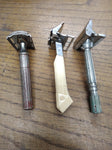 Vtg 3 Pc Safety Razor Clean Up Lot 1951 Gillette 2 x Gem Micromatic Good Shaves!