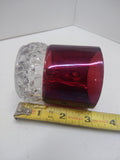 1900 Decorative Diamond Ruby Cranberry Glass New Bethlehem Pa Souvenir Punch Cup