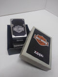 NOS 2019 Sealed Zippo Harley Davidson Carbon Fiber Cigarette Lighter w/Box Mint!