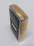 Vtg 1995 Zippo Golden Tone Black Ultralite Cigarette Lighter Not Engraved!