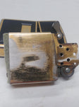 Vtg 1995 Zippo Golden Tone Black Ultralite Cigarette Lighter Not Engraved!