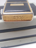 Vtg 1995 Zippo Golden Tone Black Ultralite Cigarette Lighter Not Engraved!