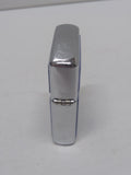Vtg 1982 Zippo Chrome Blue Ultralite Cigarette Lighter Not Engraved!