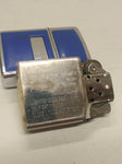 Vtg 1982 Zippo Chrome Blue Ultralite Cigarette Lighter Not Engraved!