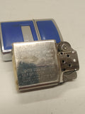 Vtg 1982 Zippo Chrome Blue Ultralite Cigarette Lighter Not Engraved!
