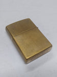 Vtg 2015 Zippo Brushed Brass Cigarette Lighter Great Shape Nice Snap!