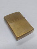 Vtg 2015 Zippo Brushed Brass Cigarette Lighter Great Shape Nice Snap!