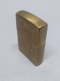 Vtg 2015 Zippo Brushed Brass Cigarette Lighter Great Shape Nice Snap!