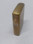 Vtg 2015 Zippo Brushed Brass Cigarette Lighter Great Shape Nice Snap!
